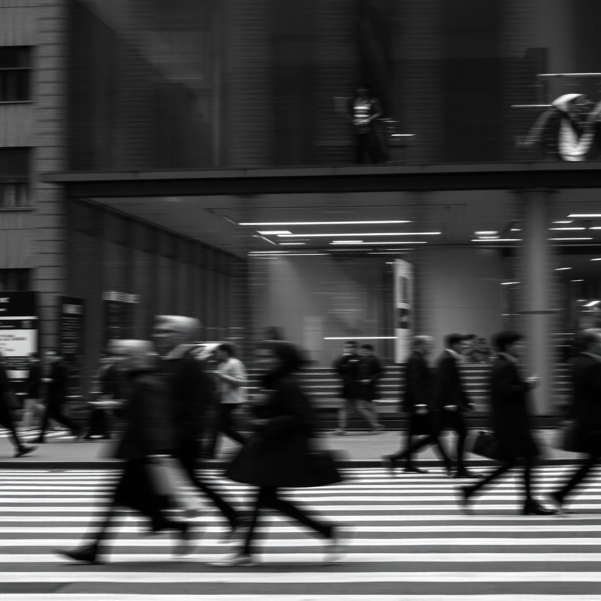 Street photography in motion