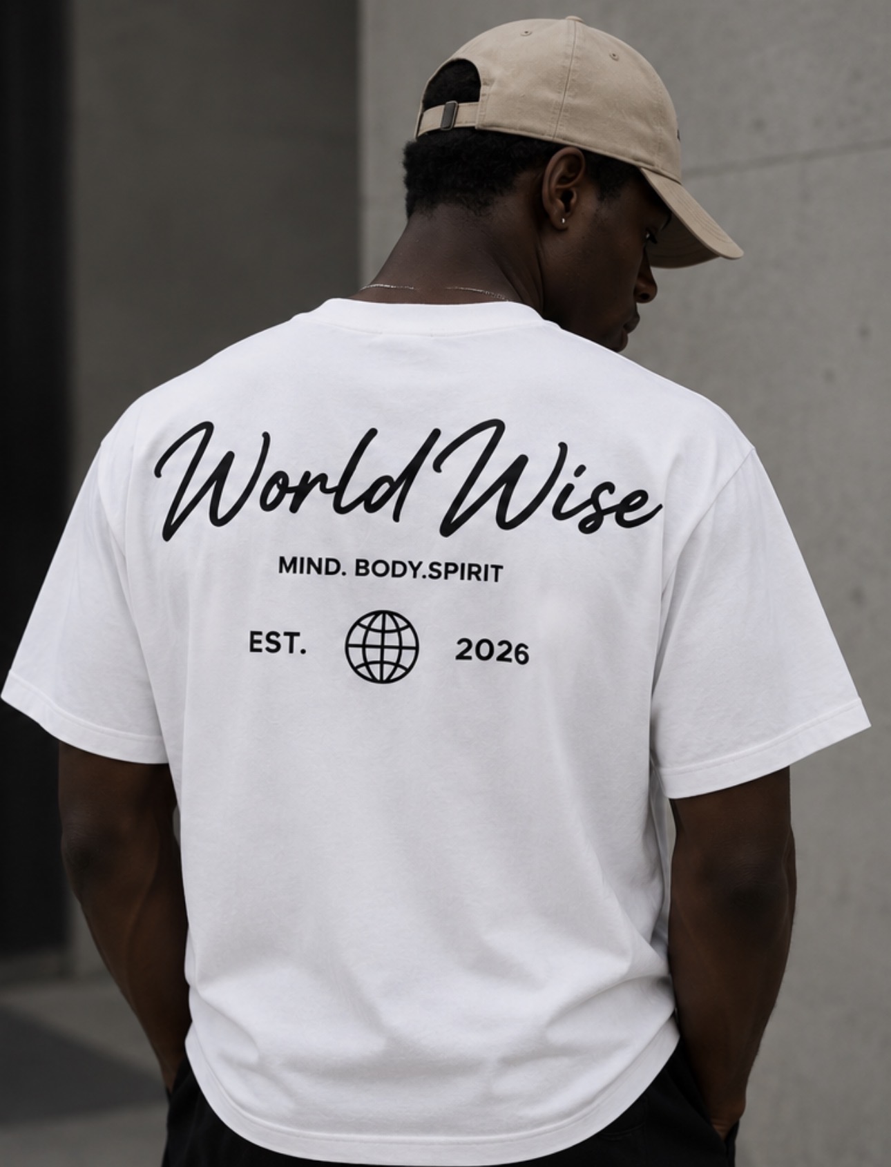 4MULAON WorldWise tee in White